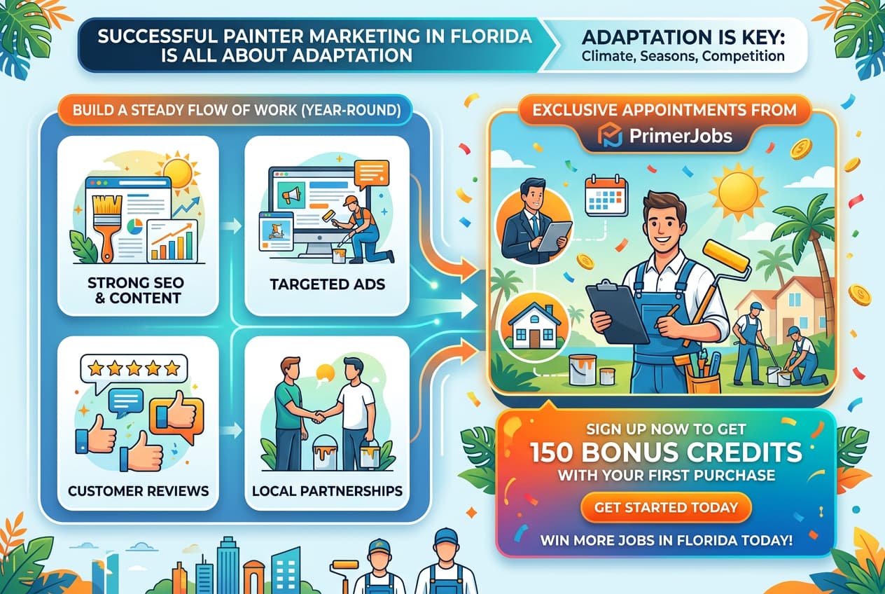 Painter marketing in Florida is all about adaptation