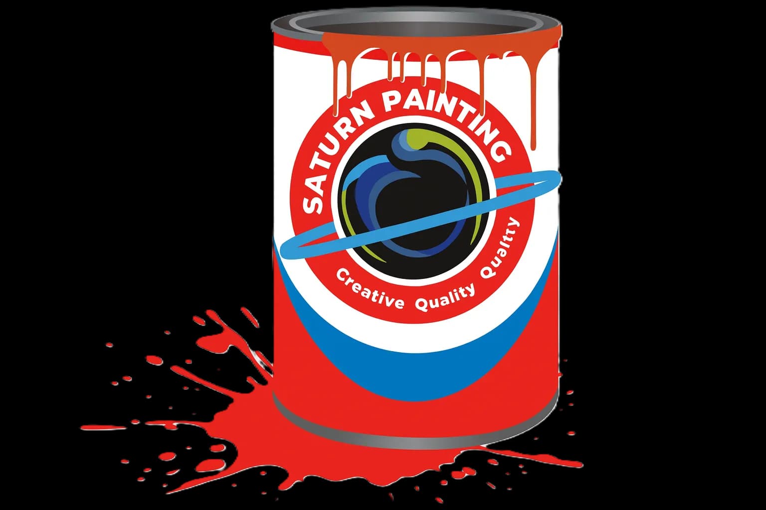 Saturn Painting Logo