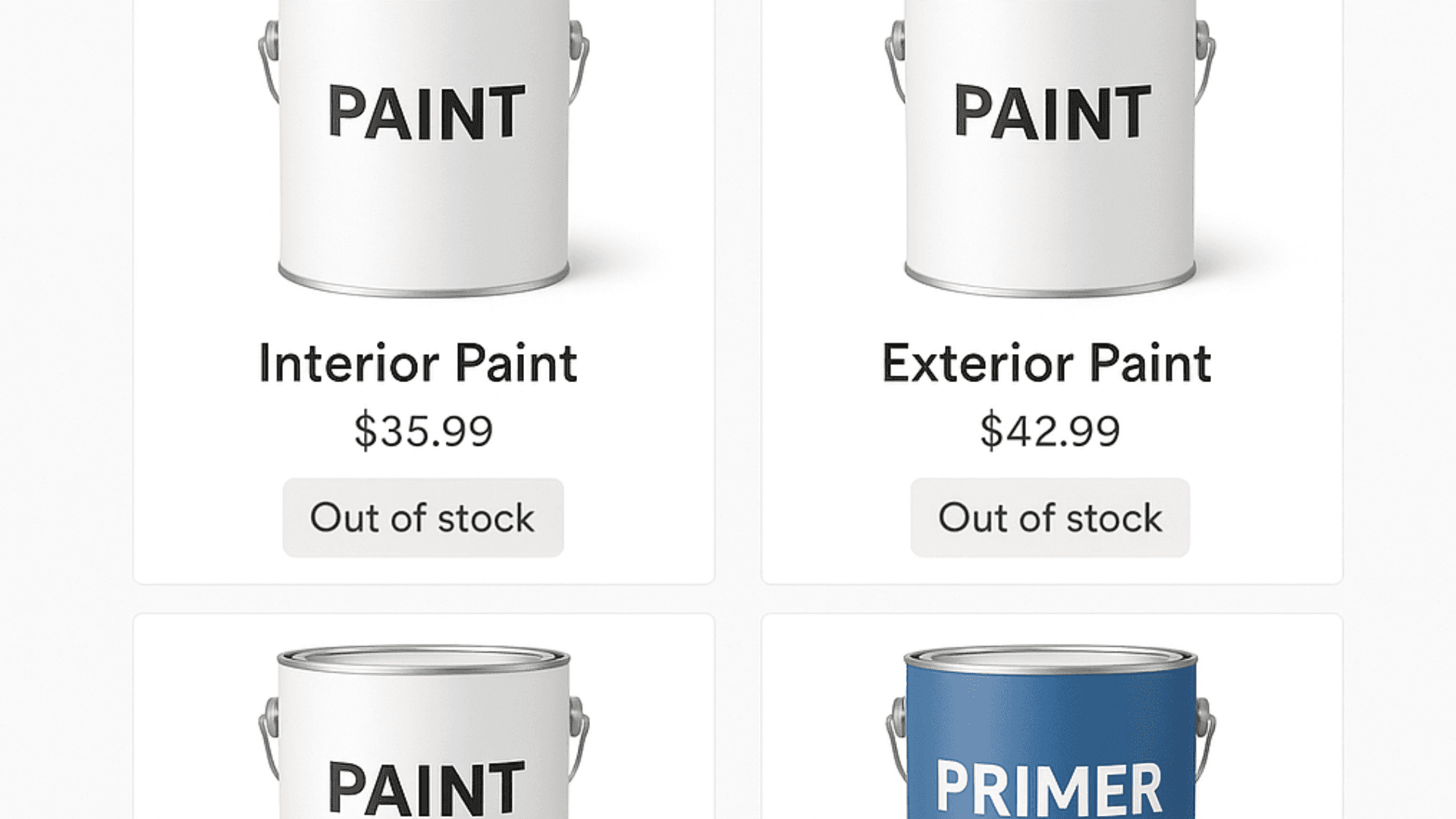 expect paint shortages mid summers