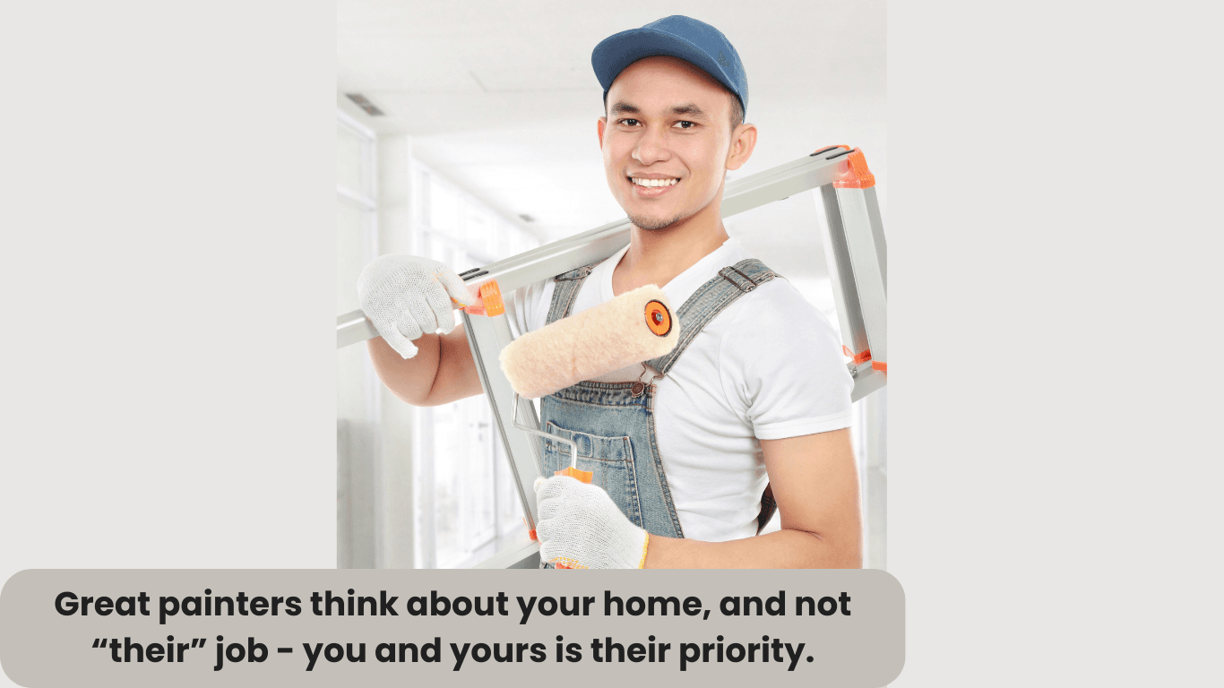Is your painter interested in what you want or just getting the job done?