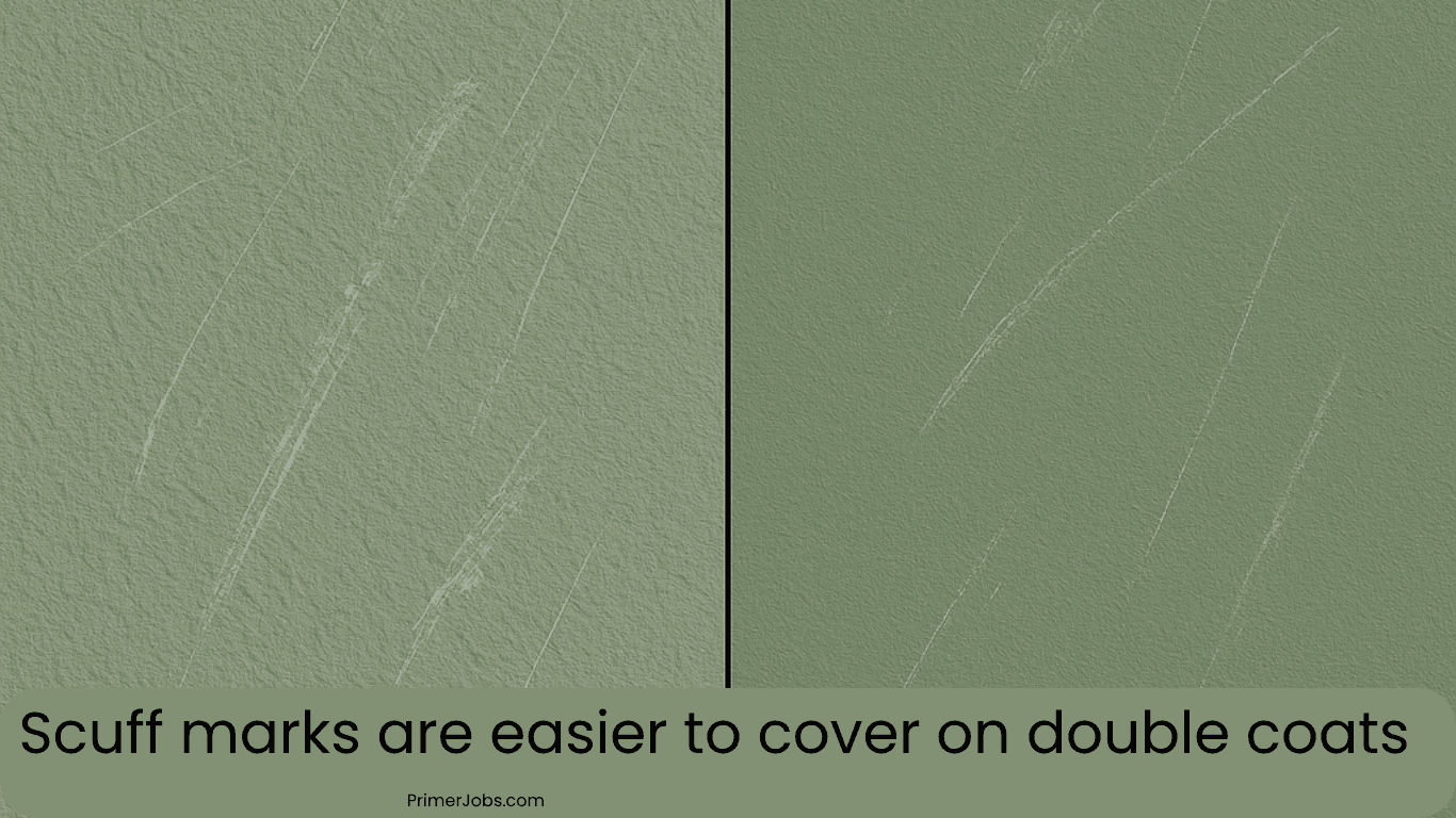 Touch-Ups Are a Nightmare with Just One Coat